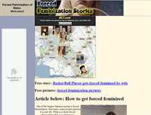 Tablet Screenshot of forced-feminization-stories.net